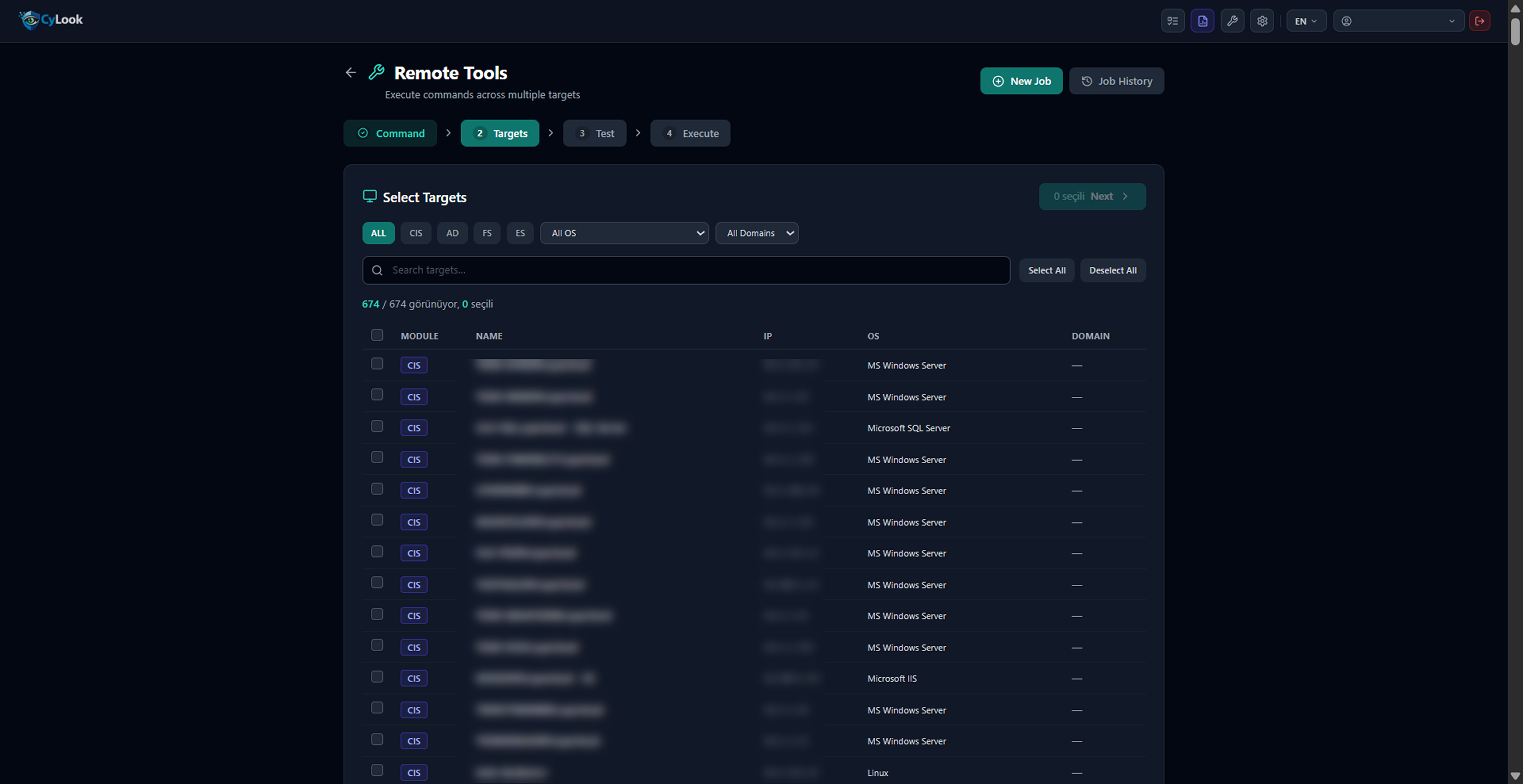 Remote Tools Targets